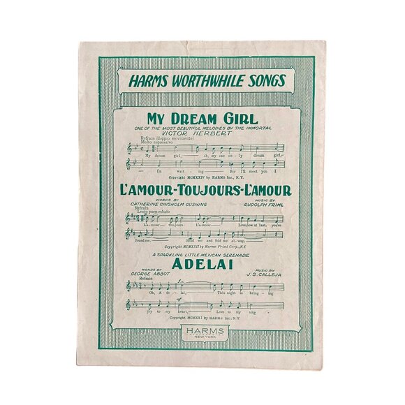 Vintage "I'll See You Again" Bitter Sweet Sheet Music By Noel Coward - Picture 3 of 4